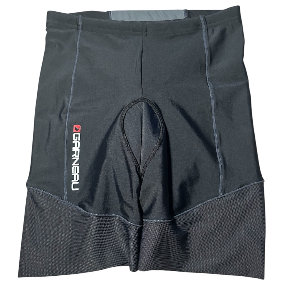 Garneau Men's Black Cycling Shorts Padded Bike Compression Spandex Size Medium